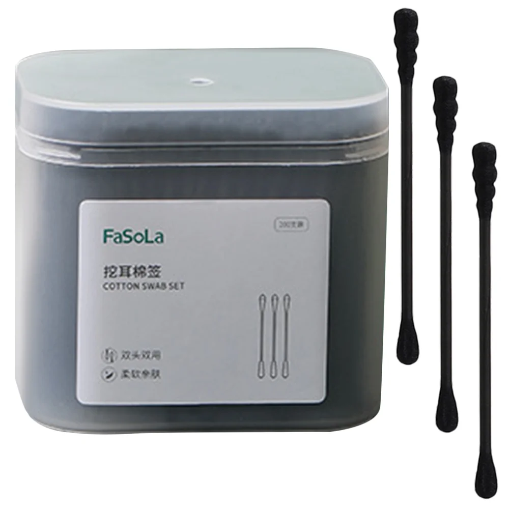 

Applicator Baby Cotton Swabs Wooden Sticks Disposable Ear Log Paddle Paper Shaft Earpick