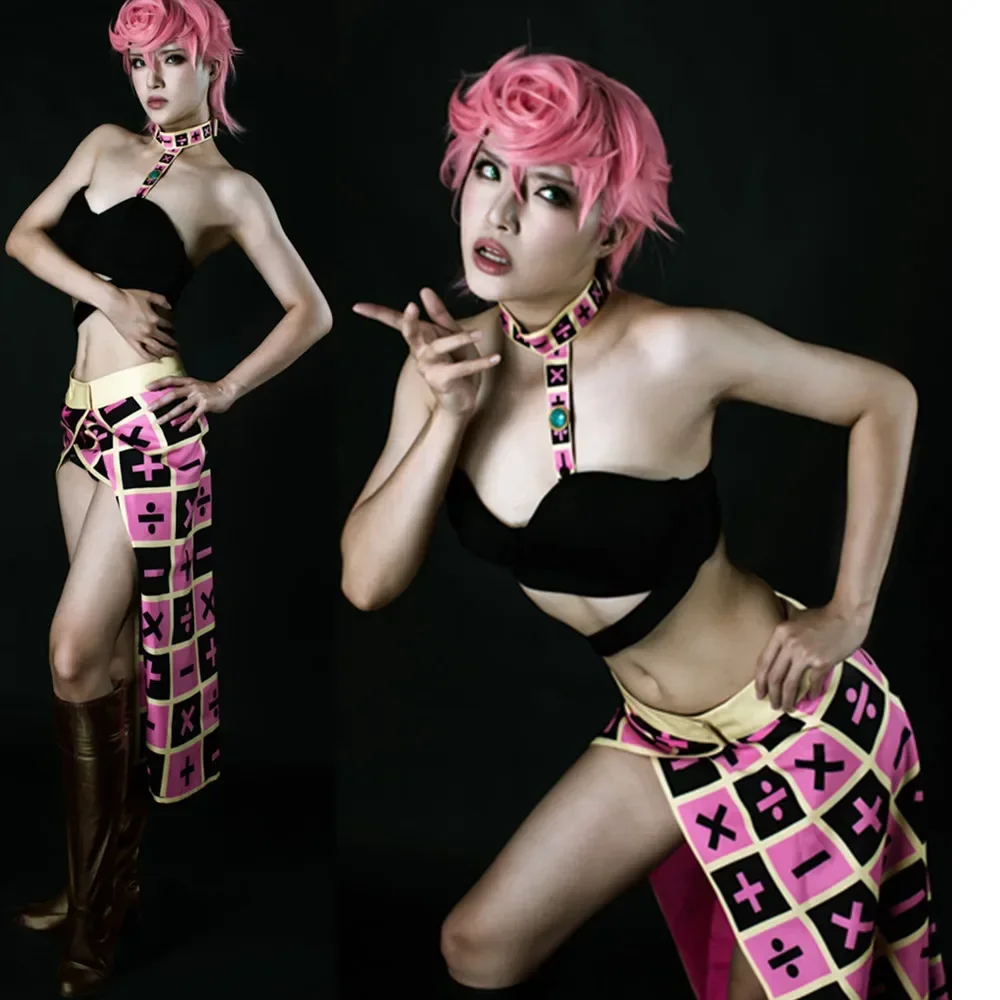 Невероятные приключения Джоджо над небесным Триш Уна карнавальный костюм на