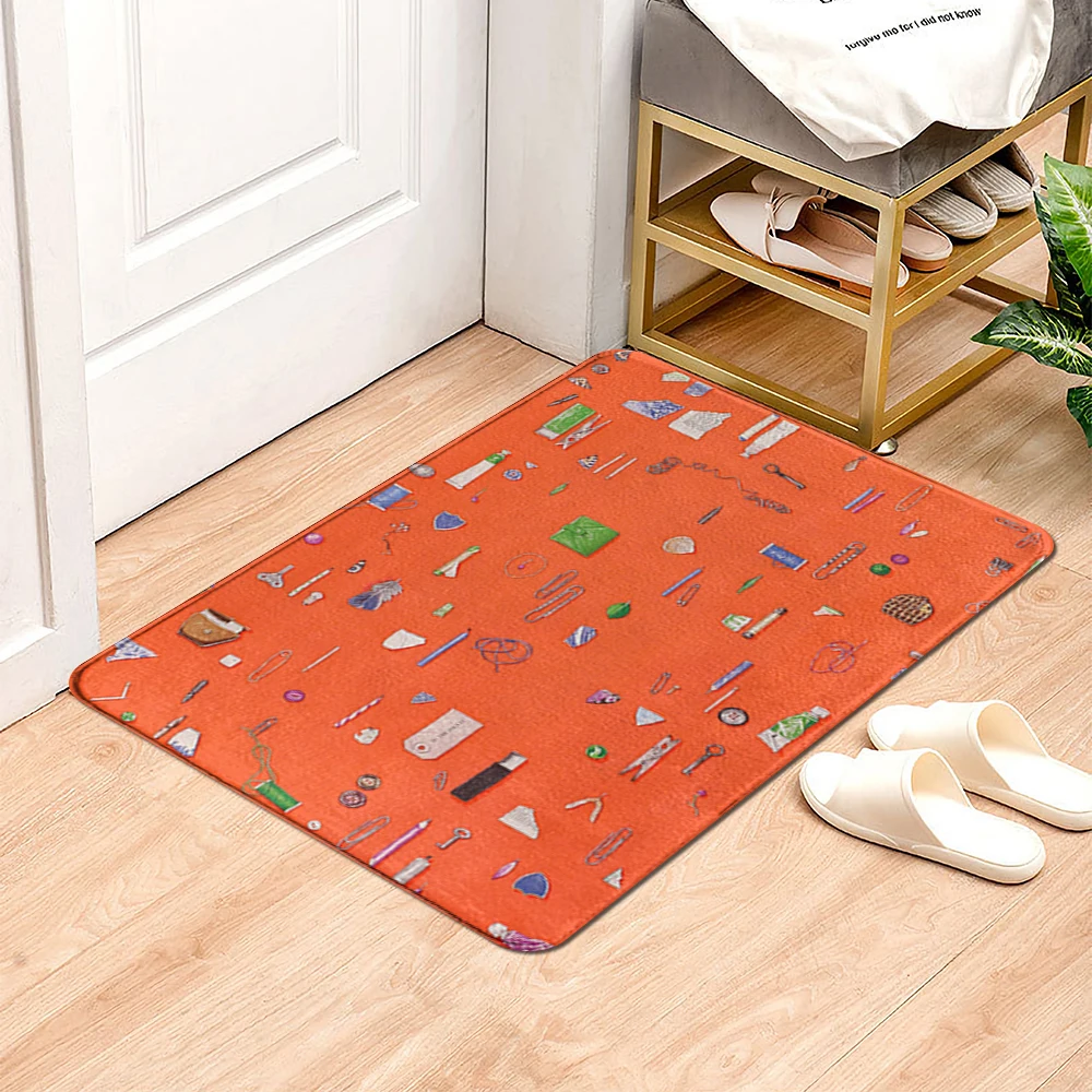 

Коврик для ванной комнаты, маленький коврик для душа, декоративный Впитывающий Коврик для ног, коврик для входной двери, кухонный коврик, ко...