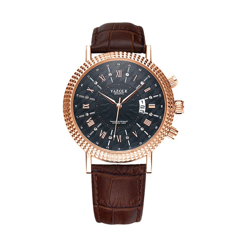 

New Mens Watches Top Brand Luxury Casual Fashion Watch for Men Business Quartz Wristwatches Leather Waterproof Date reloj hombre