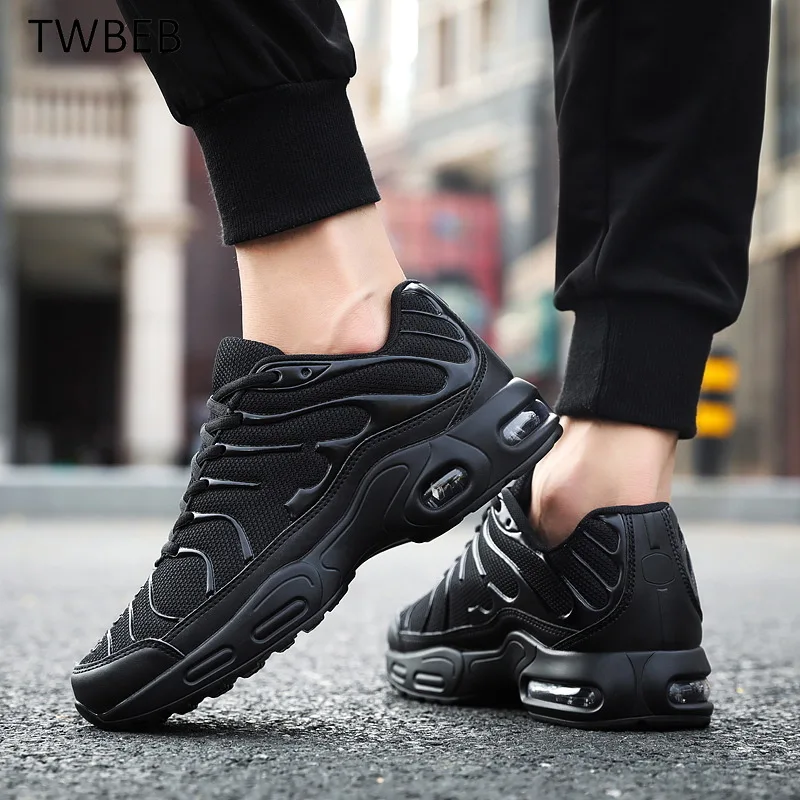

High Quality Men's Running Shoes Air Cushion Cross-border Plus Size Sneakers Professional Outdoor Breathable Comfortable Shoes