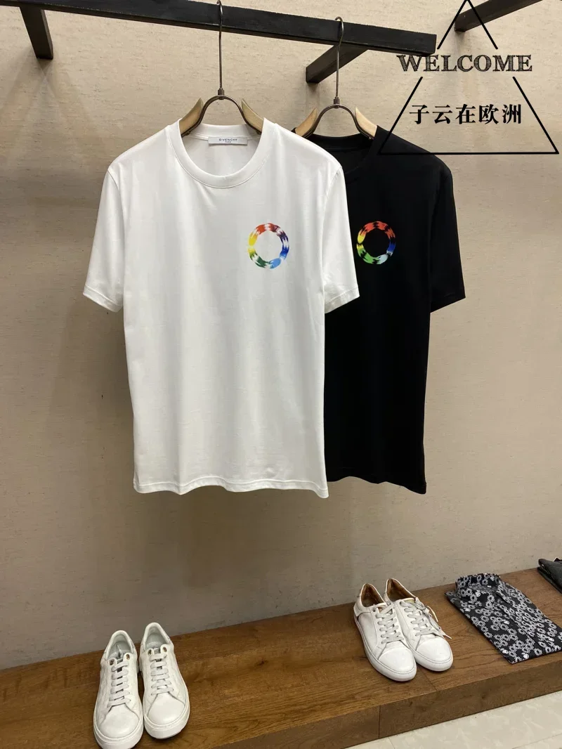 Футболка Мужская/женская с коротким рукавом повседневная спортивная круглым