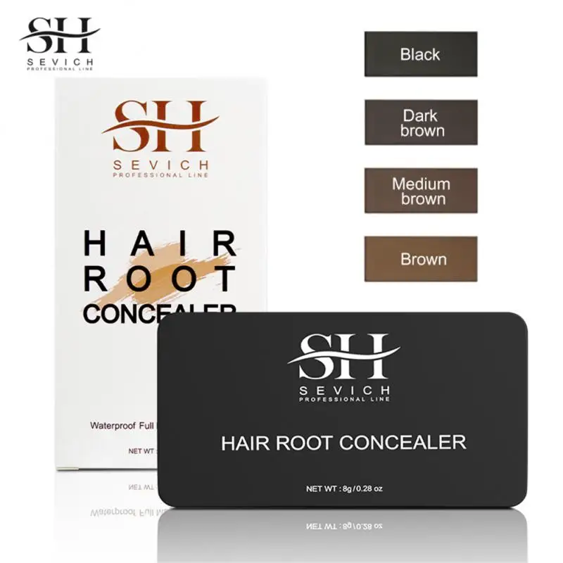 Waterproof Hair Line Powder 8g Edge Control Hair Root Cover  Up Repair Hair Line Shadow Makeup Unisex Instantly 4 Color