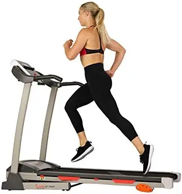 

Health & Fitness Premium Folding Incline Treadmill with Pulse Sensors, One-Touch Speed Buttons, Shock Absorbtion, Optional B