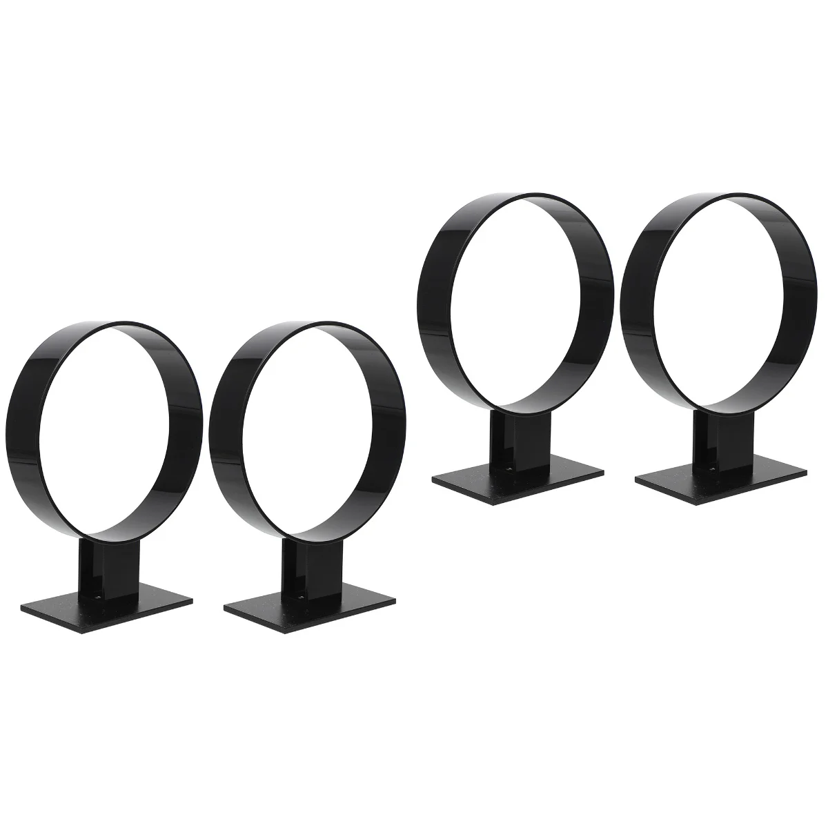 

4 Pcs Hair Accessories Display Stand Girl Headband Decorative Holder Acrylic Room Women Bedroom Miss Girls Organizer