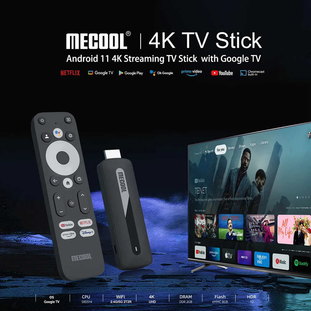 ТВ-приставка Mecool KD3 Amlogic S905Y4 Android 11 2 + 8 Гб |