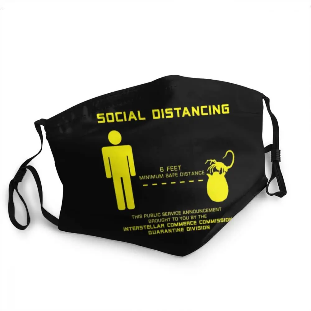 

Social Distance Hugger Face Mask Adult FaceHugger Alien Xenomorph Anti Dust Haze Mask Protector Respirator Muffle 135g Worsted