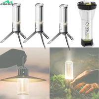 2022new outdoor cob camping lantern retro campsite light portable led emergency lamp hanging tent light for garden camping light