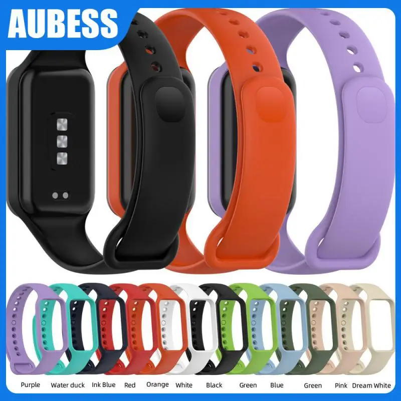 

5.5-8.7 Inches Strap For Redmi Band2 Breathable Comfortable Watchband Easy Installation Light Office Accessories Silicone