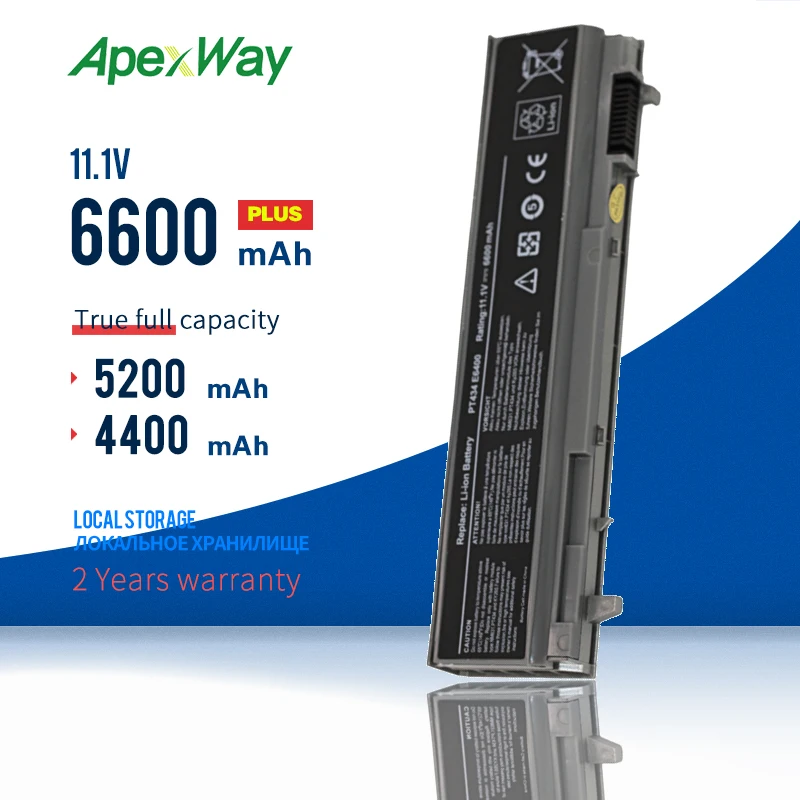 

Apexway Laptop Battery For Dell Latitude E6400 M2400 E6410 E6510 E6500 M4400 M4500 PT436 PT437 KY477 KY265 KY266 KY268
