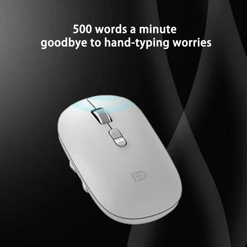 

Ai Artificial Intelligence Voice Mouse Wireless Rechargeable Silent Speech Recognition Voice Controlled Typing Input Device Tran