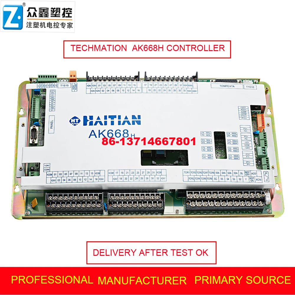 

HAITIAN AK668H AK668NE AK668E AK668N CPU board / Controller / Techmation IO Board For molding machine (brand new )