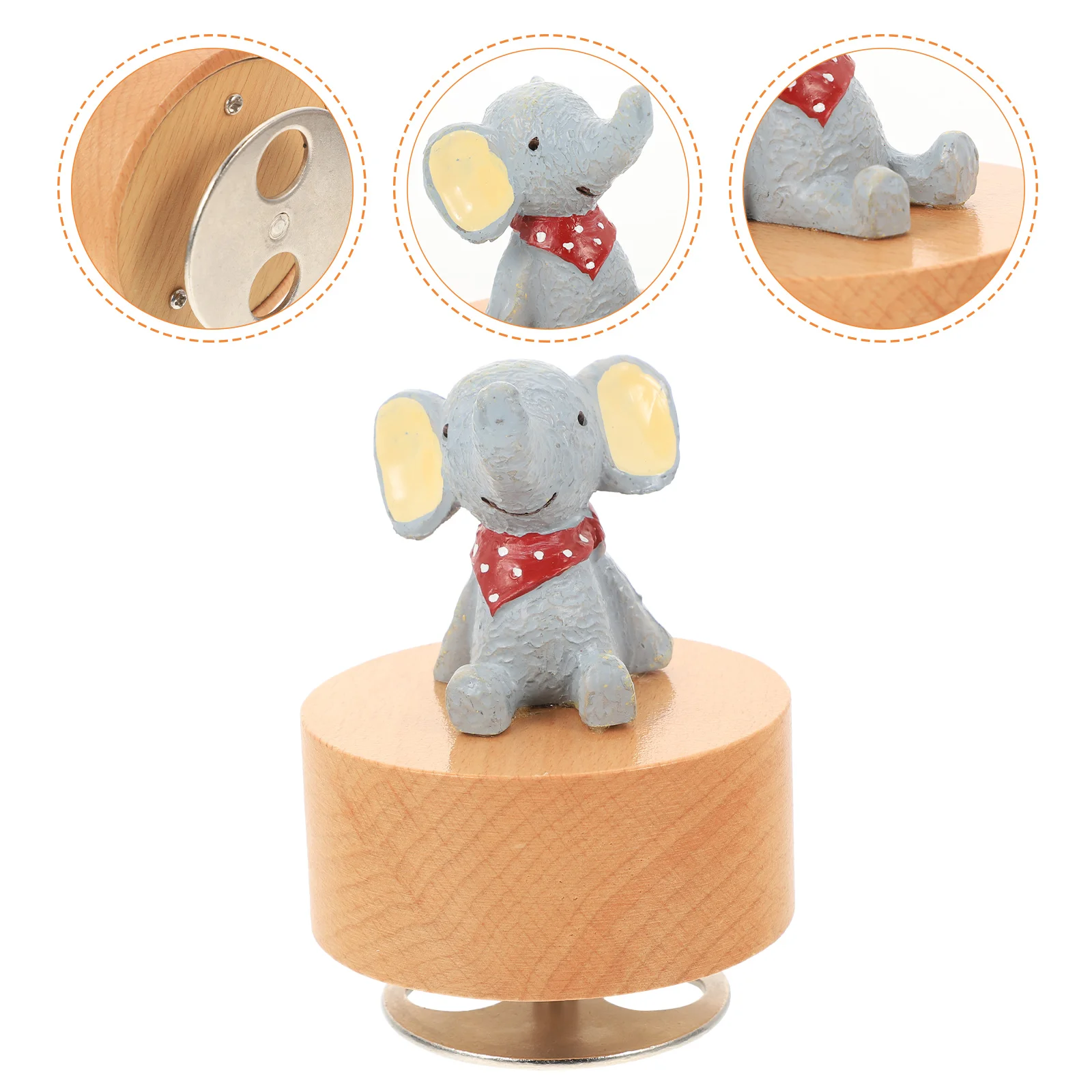 

Box Cartoon Musical Box Ornament Wedding Musical Box Gift Desktop Decor