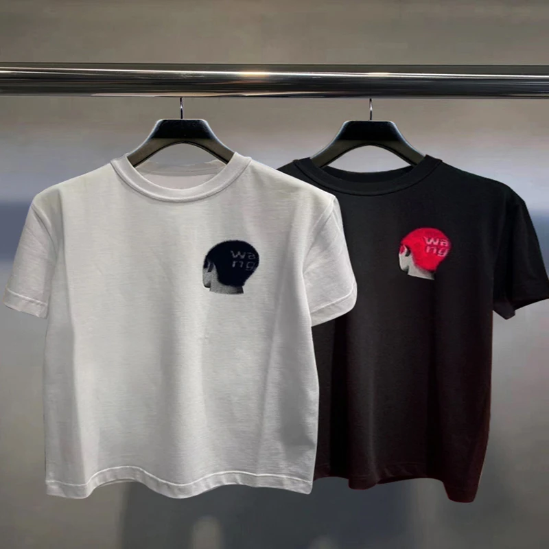 

2022 High Quality T-Shirt New Letter Pattern Round Neck Short Sleeve Men's and Women's Same Style Loose Top X040
