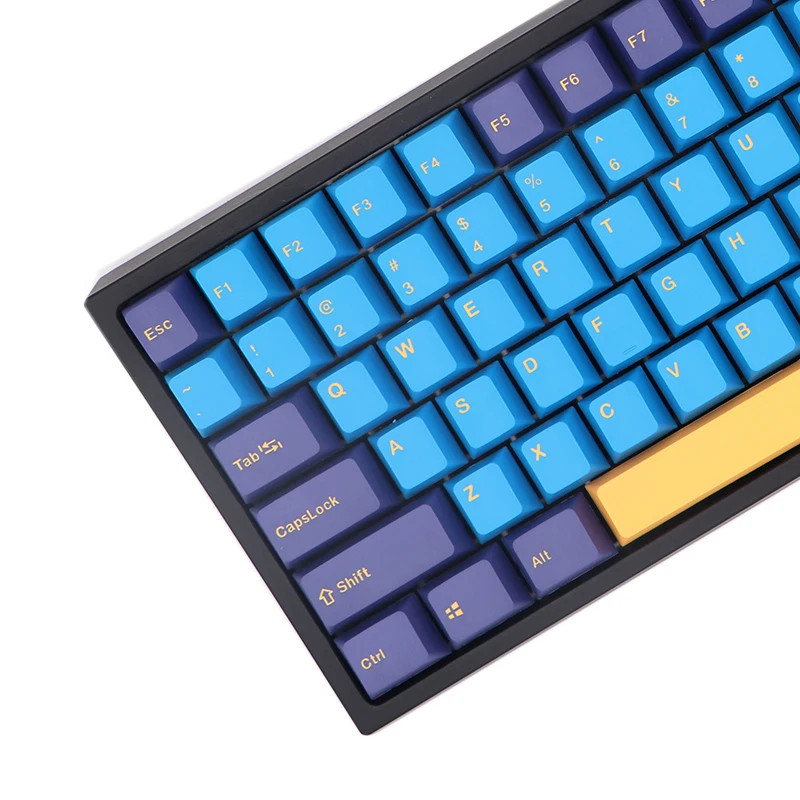 

Двухцветный шрифт Nautilus 123 клавиш, колпачок для механической клавиатуры Cherry MX, колпачки для переключения клавиш ID80 GK61 GK64.