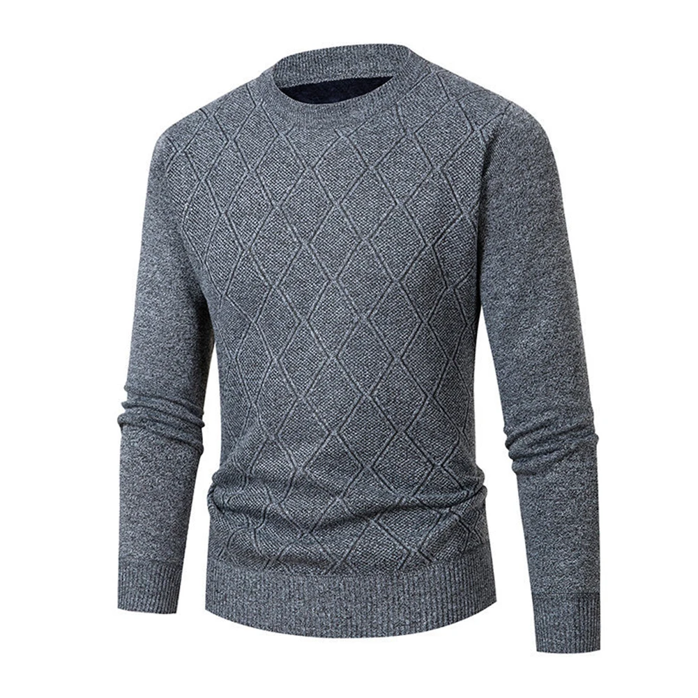 

For Men Sweater Casual Classic Comfortable Cotton Blend Full Sleeve Knitwear Long Sleeve O Neck Pullover Regular