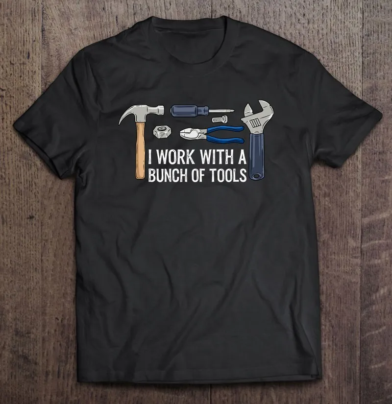 

Рубашка Handyman для мужчин, подарок электрика, аппаратное Ремонтное оборудование, механики, мужские футболки, рубашка для мальчиков, футболка ...