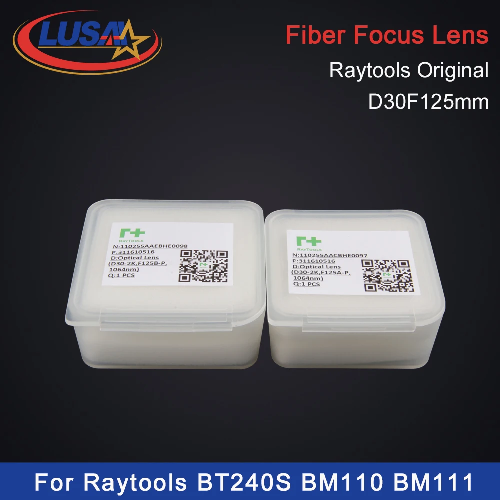 Линза коллиматорная LUSAI Raytools фокусный объектив D30F100 F125mm для волоконно-лазерной