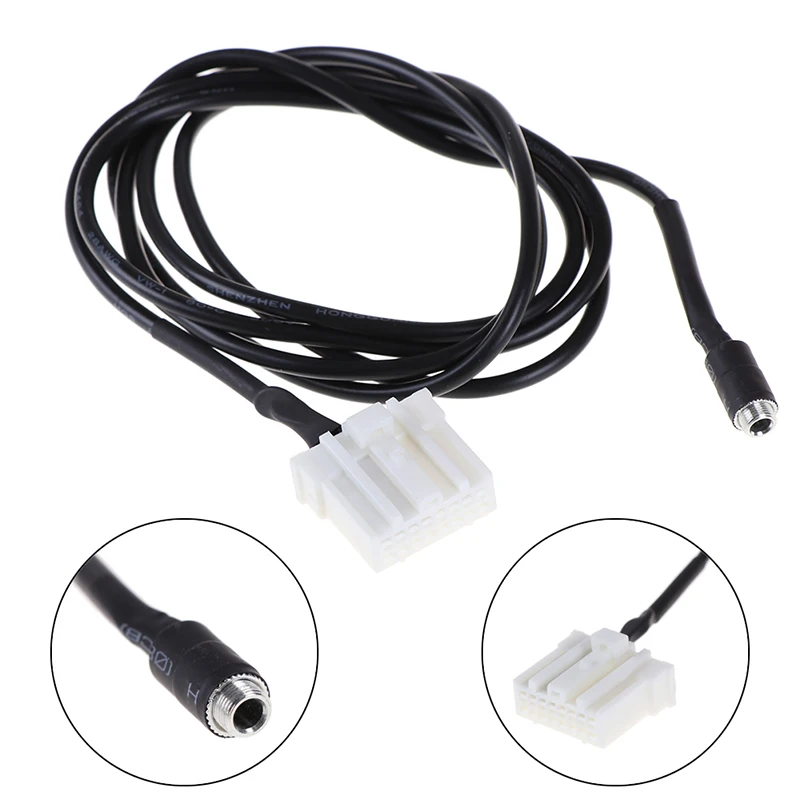 

1Pc DIY car aux in input female interface adapter cable for mazda 3 6 mx-5 rx8