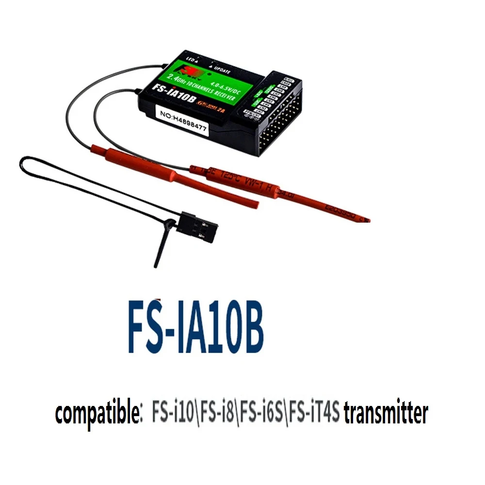 

FS Flysky FS-IA10B IA10B 2.4G 10 channel Receiver PPM Output With iBus Port Compatible with i6 i6S i10 For Quadcopter boat