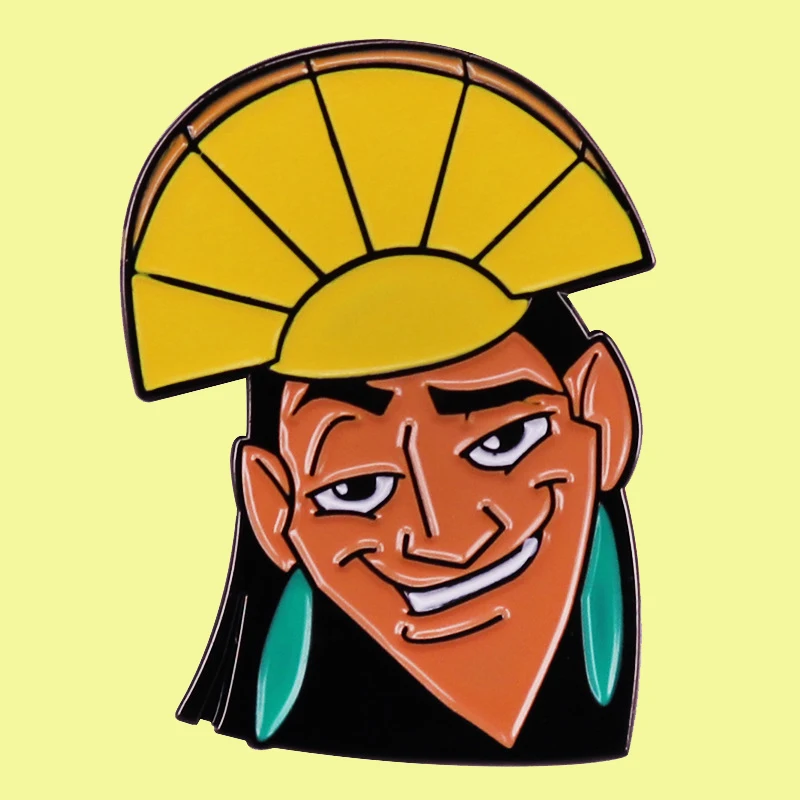 

New anime accessories Funny King Brooch Hi-Q Wholesale Pins for Backpacks Enamel Pin Badges Fashion Jewelry Accessories