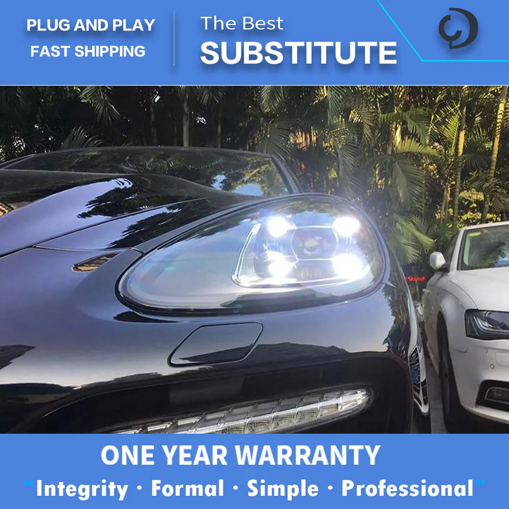 

CG Car Styling for Cayenne Headlights 2011-2018 Cayenne LED Headlight 2015-2018 DRL High Low Beam Head Lamp Auto Parts