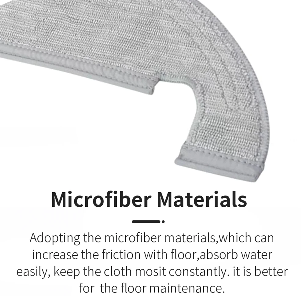 Моющаяся Швабра для робота-пылесоса Xiaomi Dreame Bot D10 Plus RLS3D 8 шт. Сменные запасные