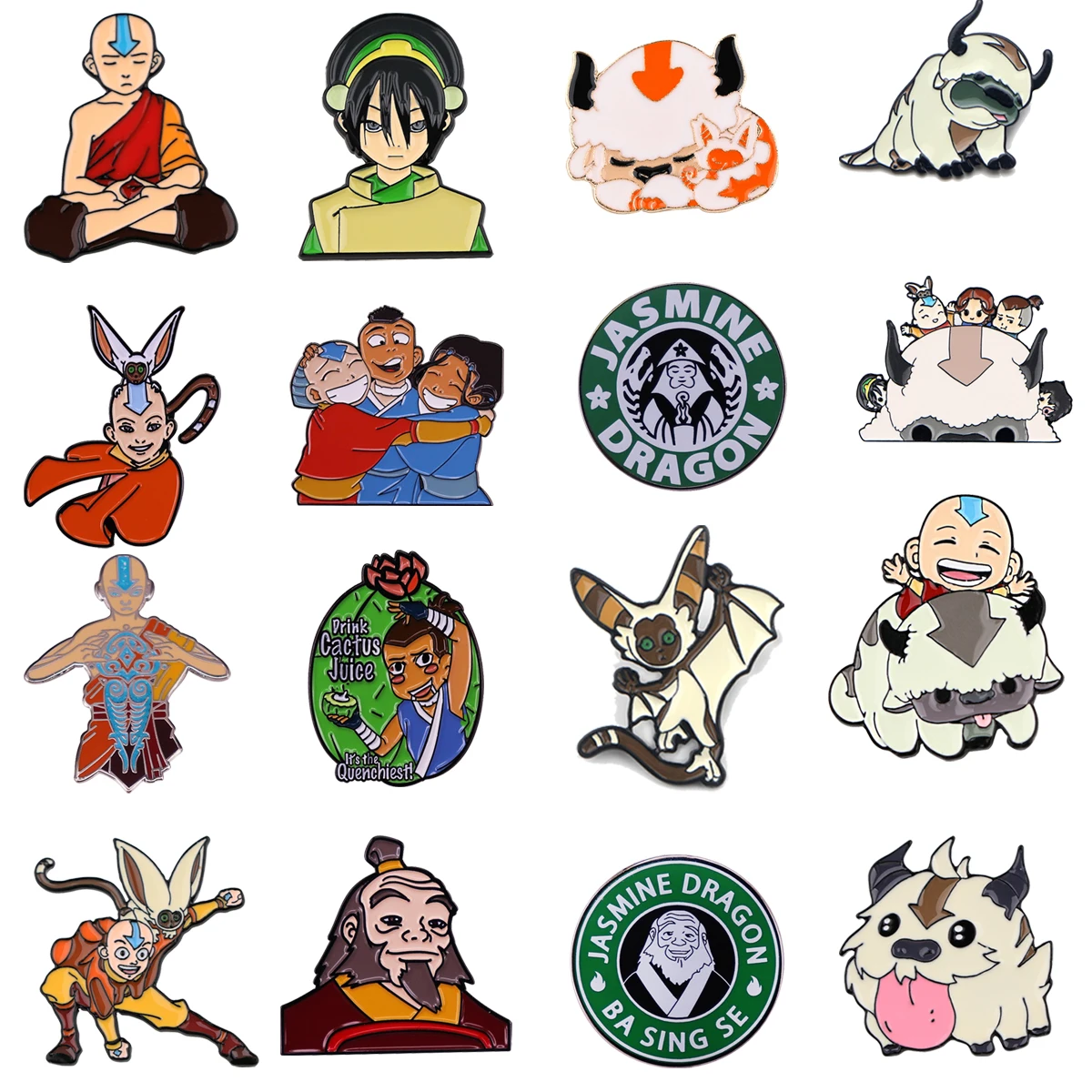 

Avatar Cartoon Character Enamel Brooch Collection Cool Badges Clothes Hat Backpack Lapel Pins Fashion Jewelry Accessories Gifts