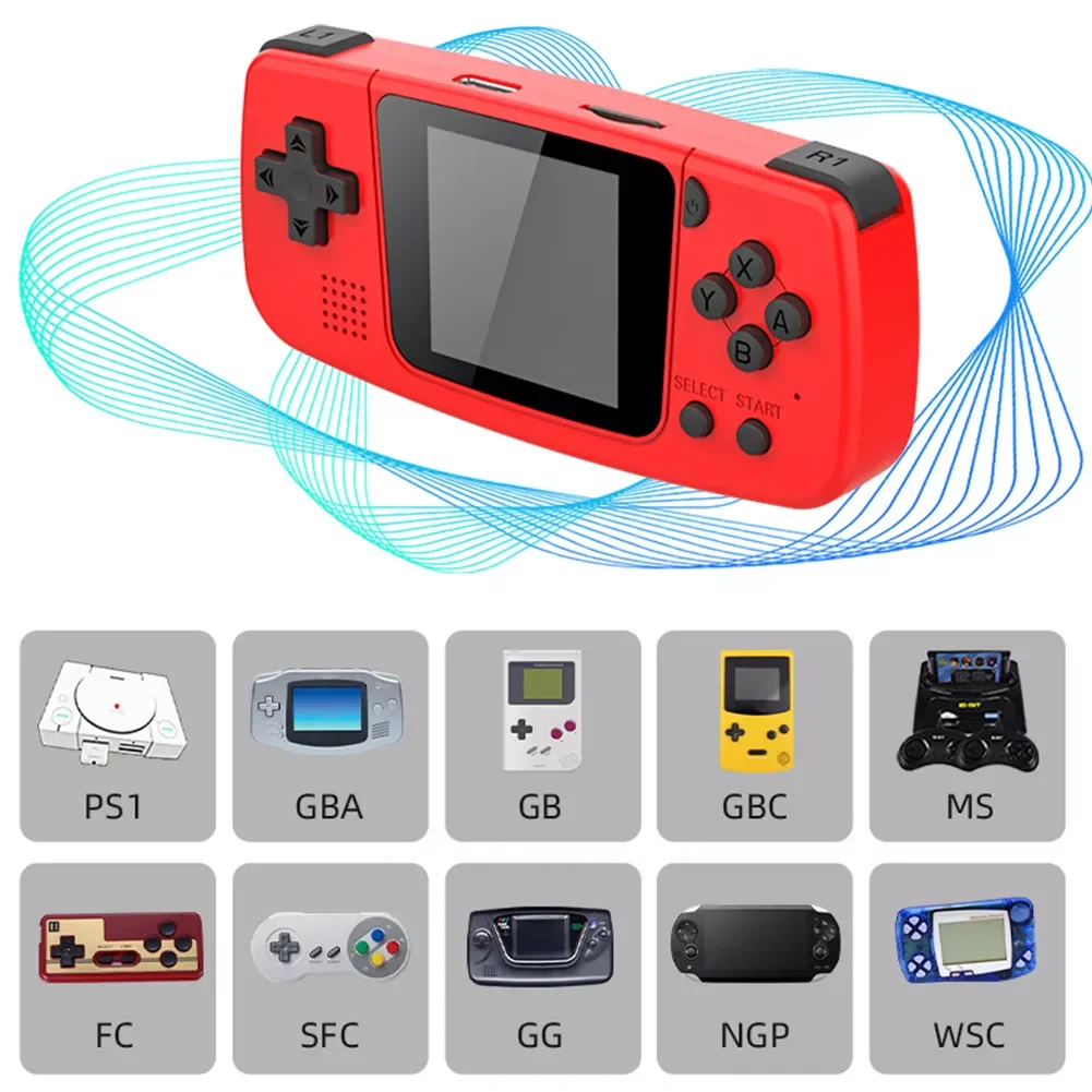 Video Game console for PS Q36mini 32G 1.54 inch IPS Screen Mini Retro Video Gaming Console Open Source Handheld Game Players