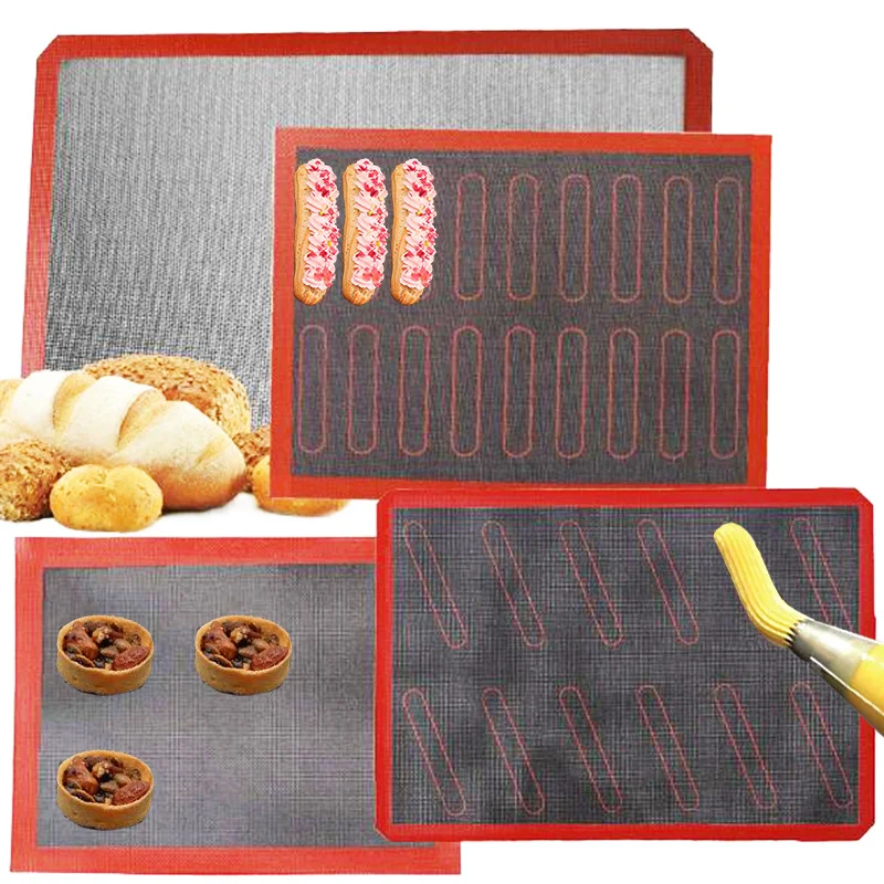 

Non-Stick Silicone Oven Baking Mat Sheet Bakery Tool For Cookie /Bread/ Macaroon Kitchen Bakeware Liner Accessories