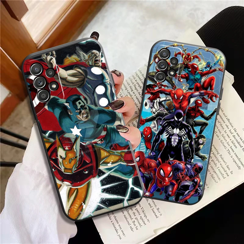 

Marvel Avengers Phone Cases For Samsung Galaxy A21S A31 A72 A52 A71 A51 5G A42 5G A20 A21 A22 4G A22 5G A20 A32 5G A11 Soft TPU