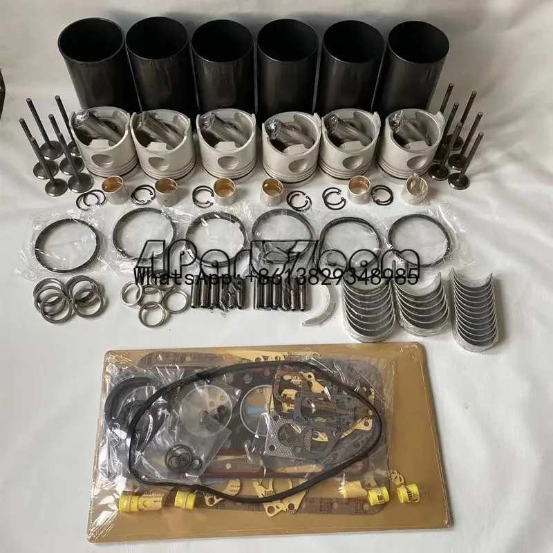 Комплект для капитального ремонта 6164312121 6164-31-2121 двигателя Komatsu Loader WA700-1 S6D170 SA6D170-1