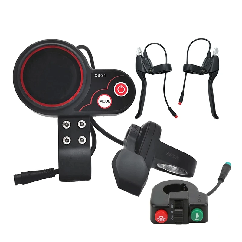 QS-S4 48 В-60 В дроссельная заслонка для большого пальца ЖК-дисплей 6 контактов +