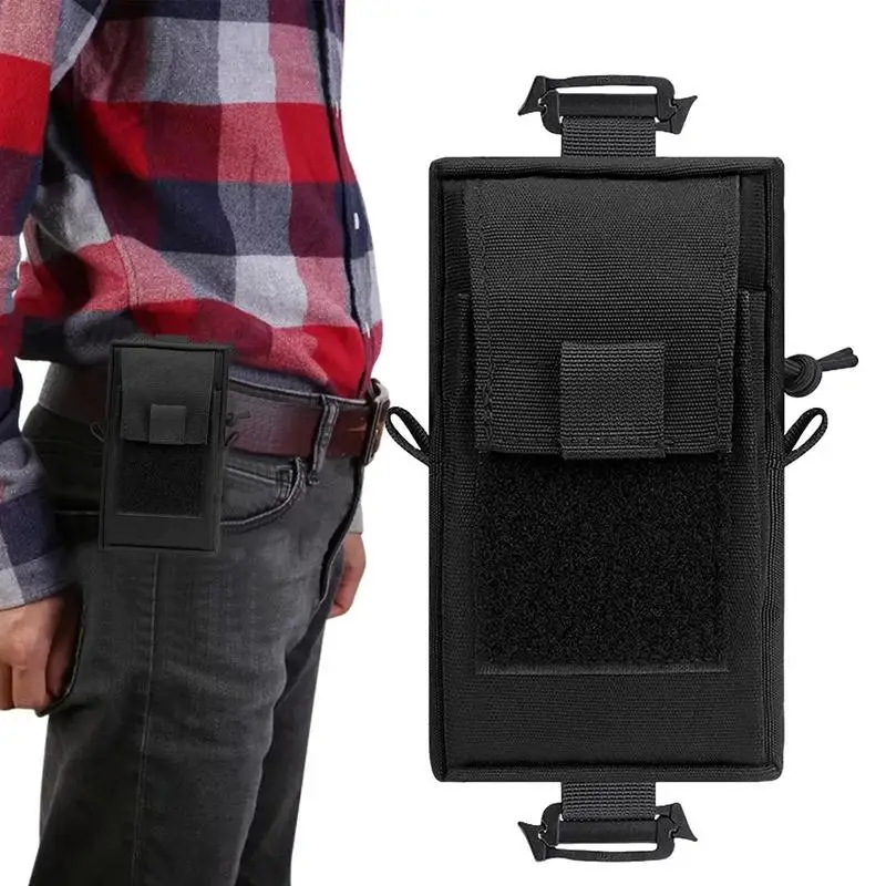 

Utility Organizer Bag Camping Bag Storage Organizer Water-Resistant Storage Bags Zipper Pockets Nylon Phone Pouch For Hunting