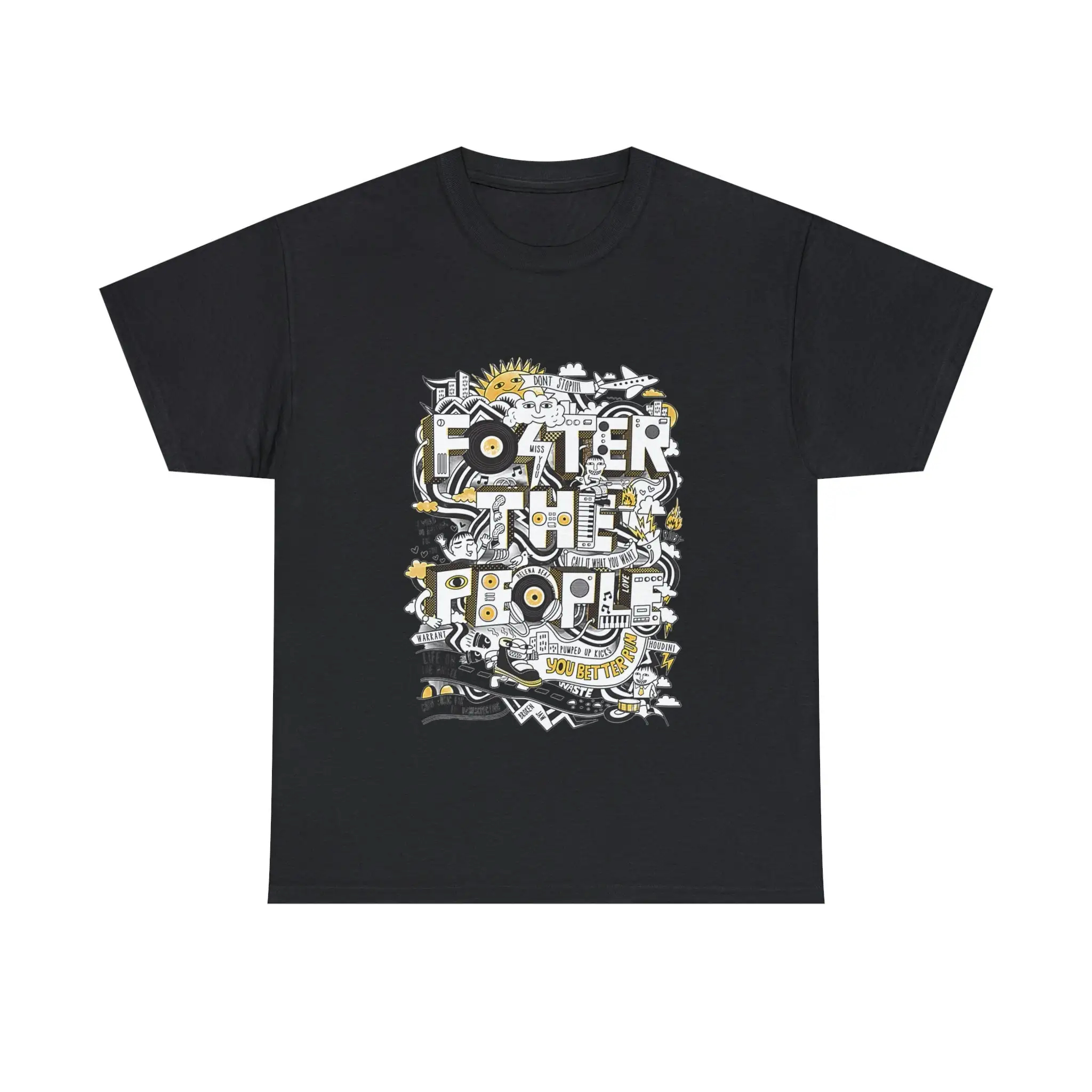 Толстая хлопковая футболка унисекс с изображением фонарей Фостера людей Толстая хлопковая футболка унисекс с изображением фонарей Фостера людей