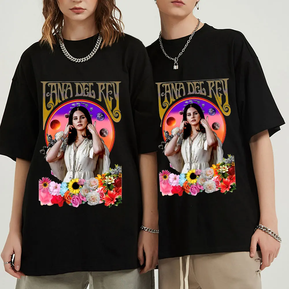 

Men's T Shirt Lana Del Rey 90s Vintage Graphics T-Shirt Harajuku Short-Sleeve Men T-Shirts Oversized Cotton Tee Shirt Streetwear
