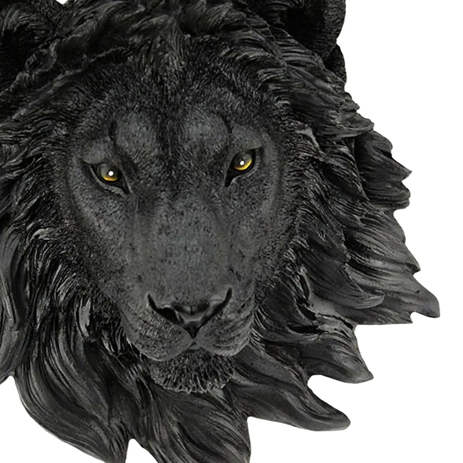 

Resin Lion Head Statue Office Living Room Sculpture Animal Gift
