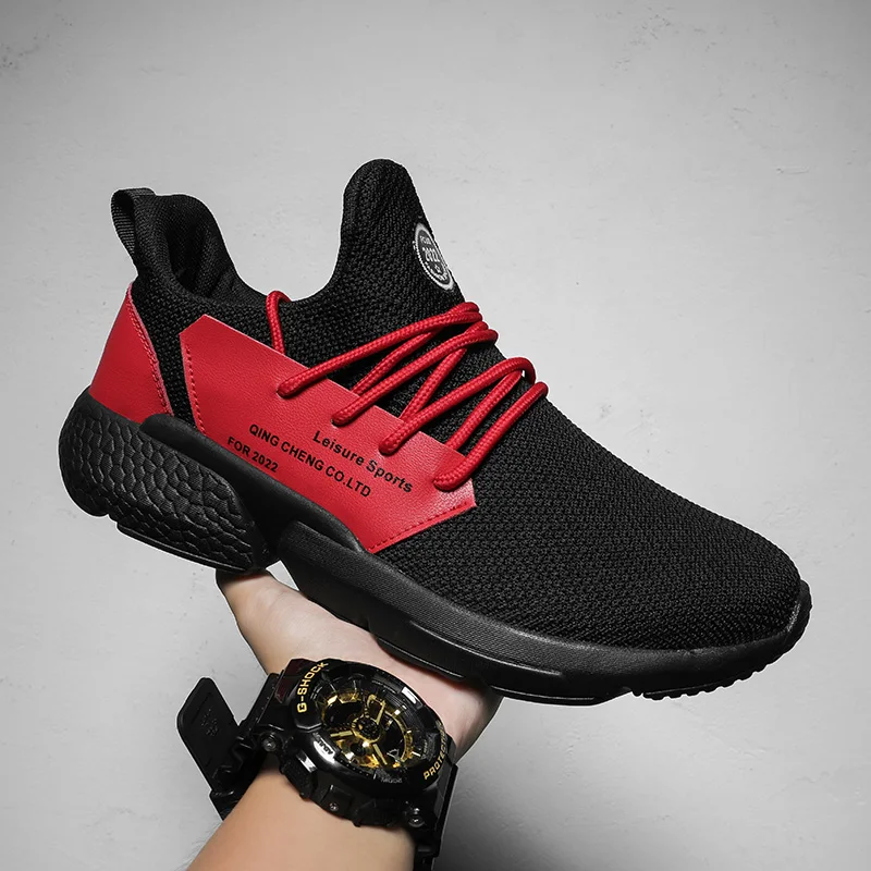 Soft MD Rubber Platform Runnig Shoes Mens Breathable Casual Sneakers Leisure Sport Shoes Running Jogging Lightweight Footwear