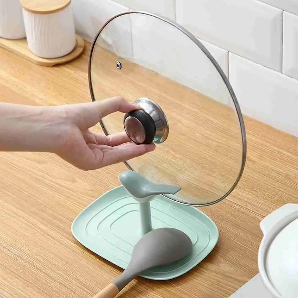 

Держатель для крышки сковороды, подставки для ложек, подставки для кастрюль, лопатка, подставка для кухни, удобные инструменты, органайзер д...