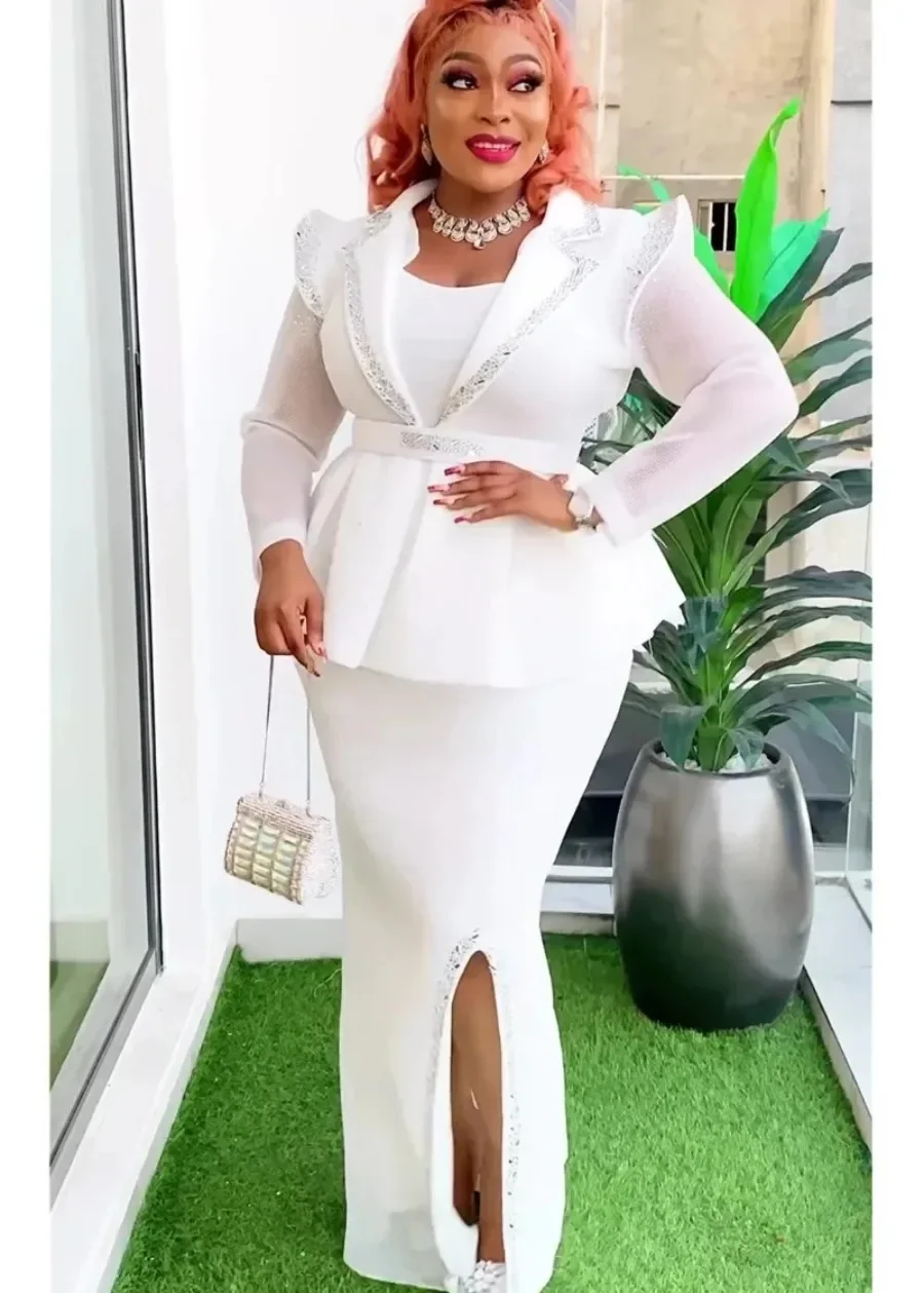 Элегантные африканские платья для женщин новинка 2024 африканская одежда женское