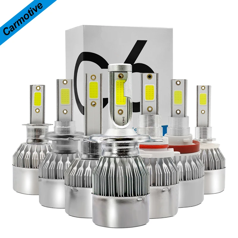 

Carmotive H4 LED Headlight Bulb 9003 HB2 H1 H3 H7 Led Canbus H8 H11 9005 HB3 9006 HB4 Car Auto LED Headlight Bulbs 12V 6500K