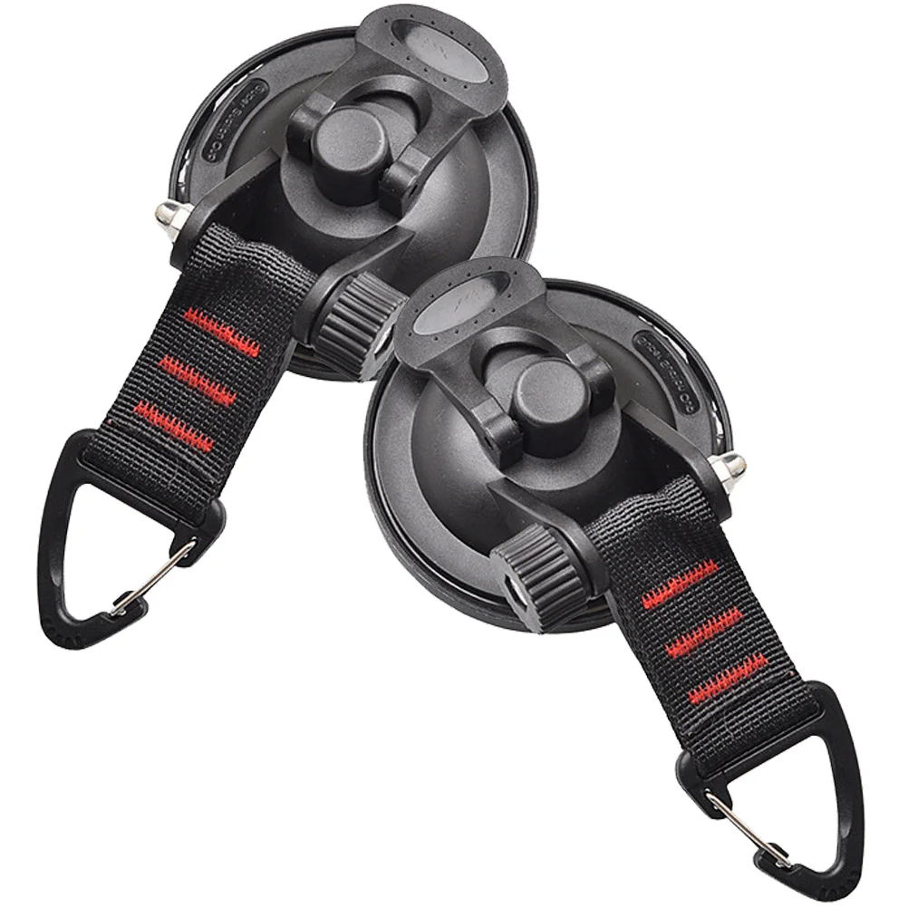 

2 Pcs Tent Fixing Hook Hooks Car Hook Suction Cup Small Plastic Travel Climbing Window Cups Anchors