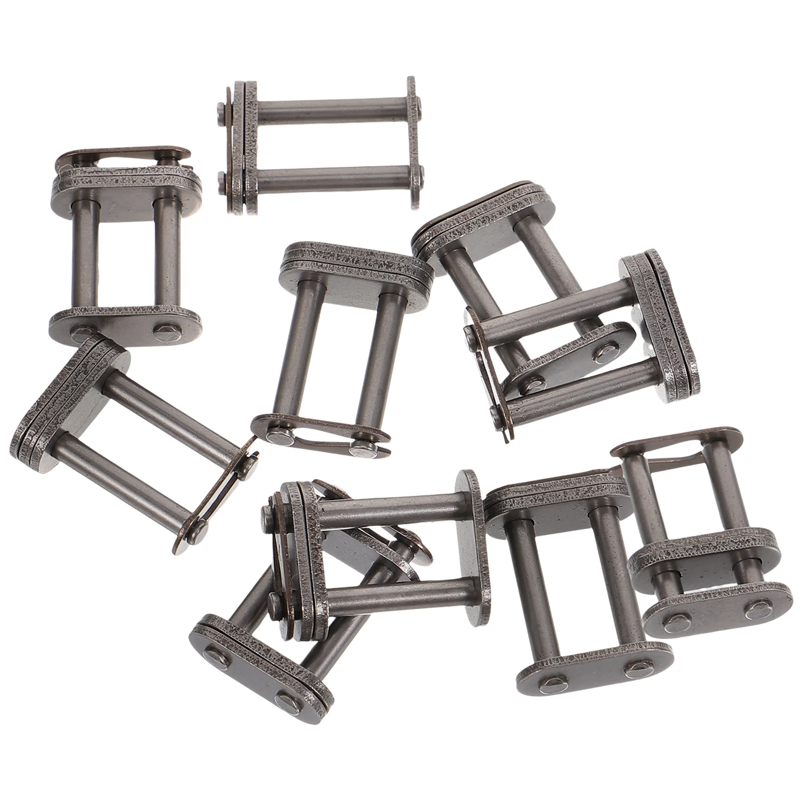 

10 Pcs Steel Chain Bike Connector Link Connecting Roller Standard Links Heavy Duty