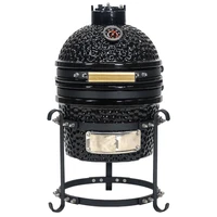 Barbecue Smokers Heavy Duty Barbeque Grill Charcoal Outdoor Garden Patio Ceramic BBQ Smoker Oven