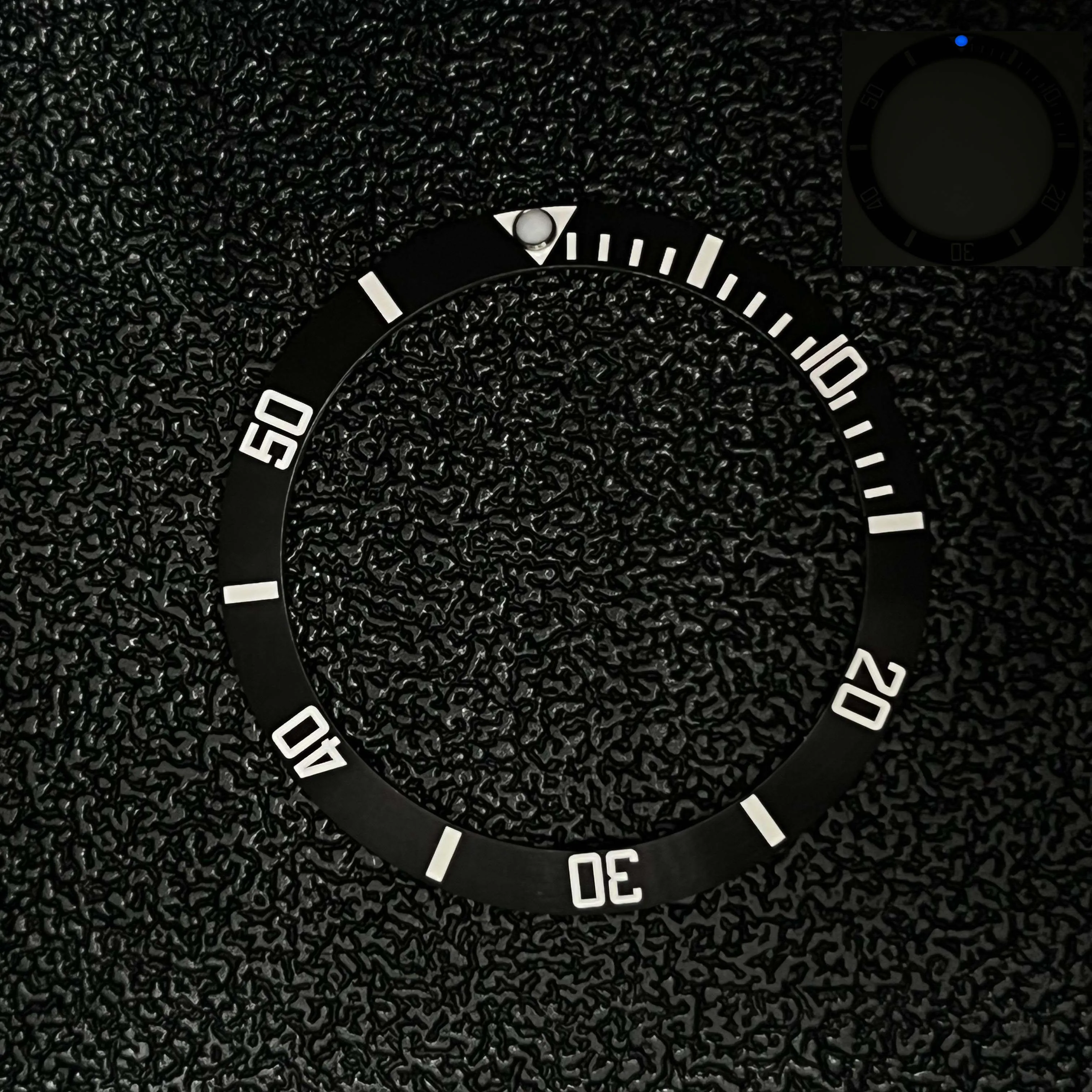 

Bezel Insert 38mm Ceramic Fit for 40mm Submiiner Automatic Watch, Suitable for NH35/NH36 Movement