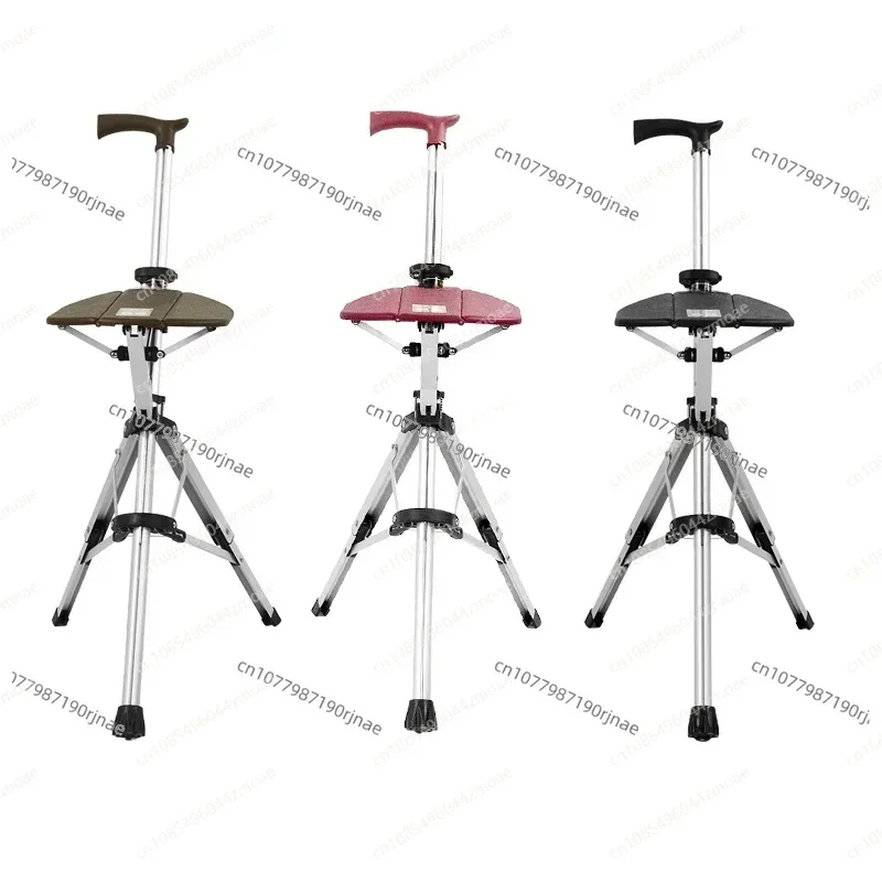 Высококачественная складная трость из алюминиевого сплава с сиденьем