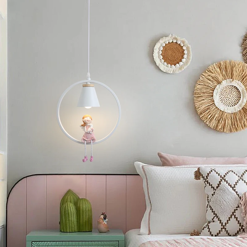 

Bedroom bedside chandelier Nordic modern minimalist porch balcony staircase aisle corridor restaurant bar creative lamp