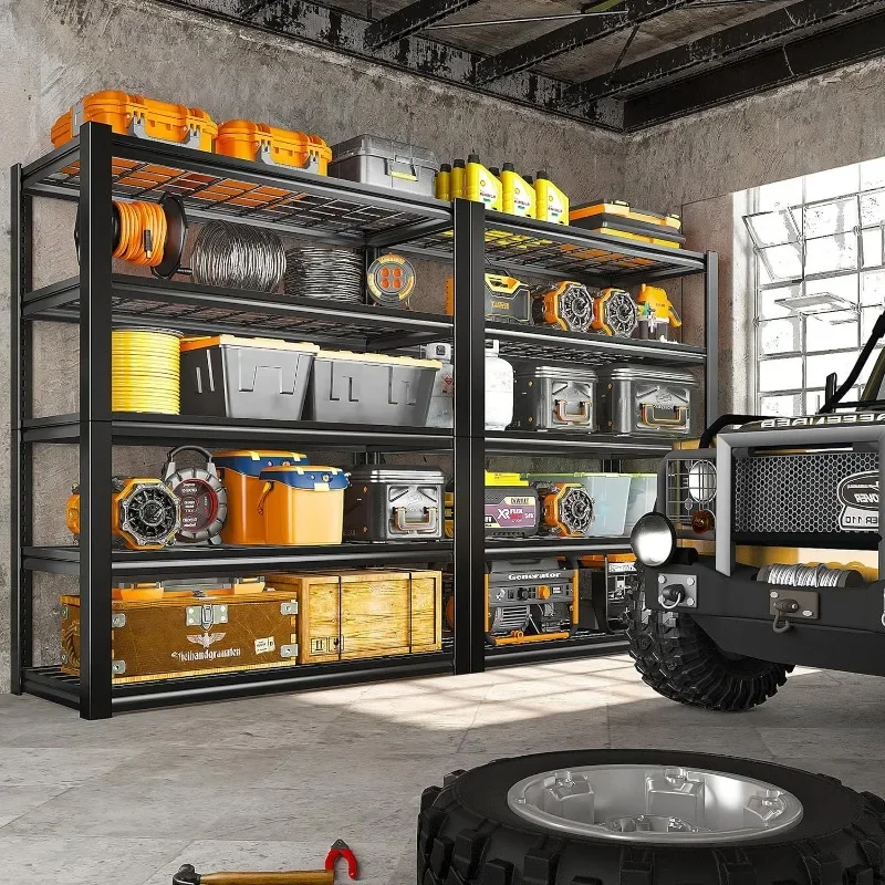 Гаражные полки фунтов для хранения повышенной прочности 5 уровневые