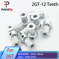 3d printer parts gt2 timing pulley 2gt 12 tooth teeth bore 45mm synchronous wheels gear part for width 61015mm belt
