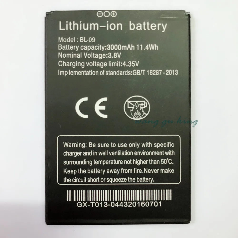 

2018 100% New THL T9 Pro Battery 3000mAh Battery BL-09 for THL T9 Pro Smartphone Replacement Mobile Phones